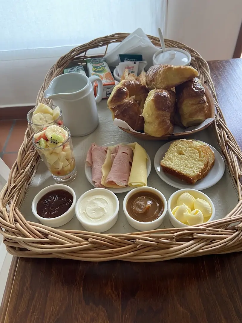 La bandeja del desayuno.